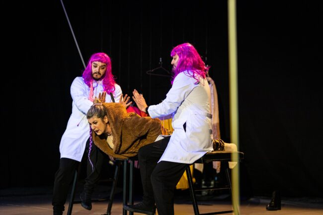 Stiffler at Teatri Oda, Prishtina. Photo: Sovereign Nrecaj