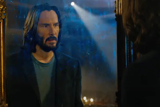 Keanu Reeves in The Matrix: Resurrections. Photo: Warner Bros